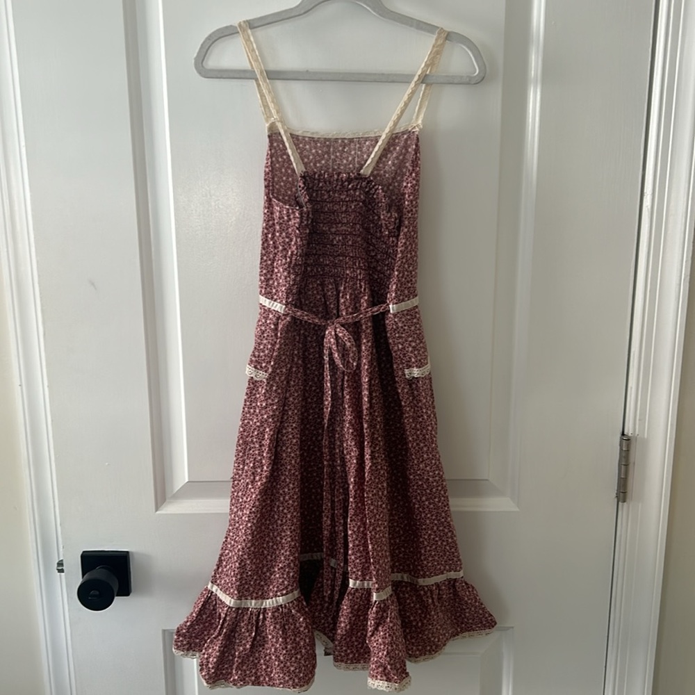 Renaissance Fairy Sleeveless Country Vintage Dress - Picture 3 of 8
